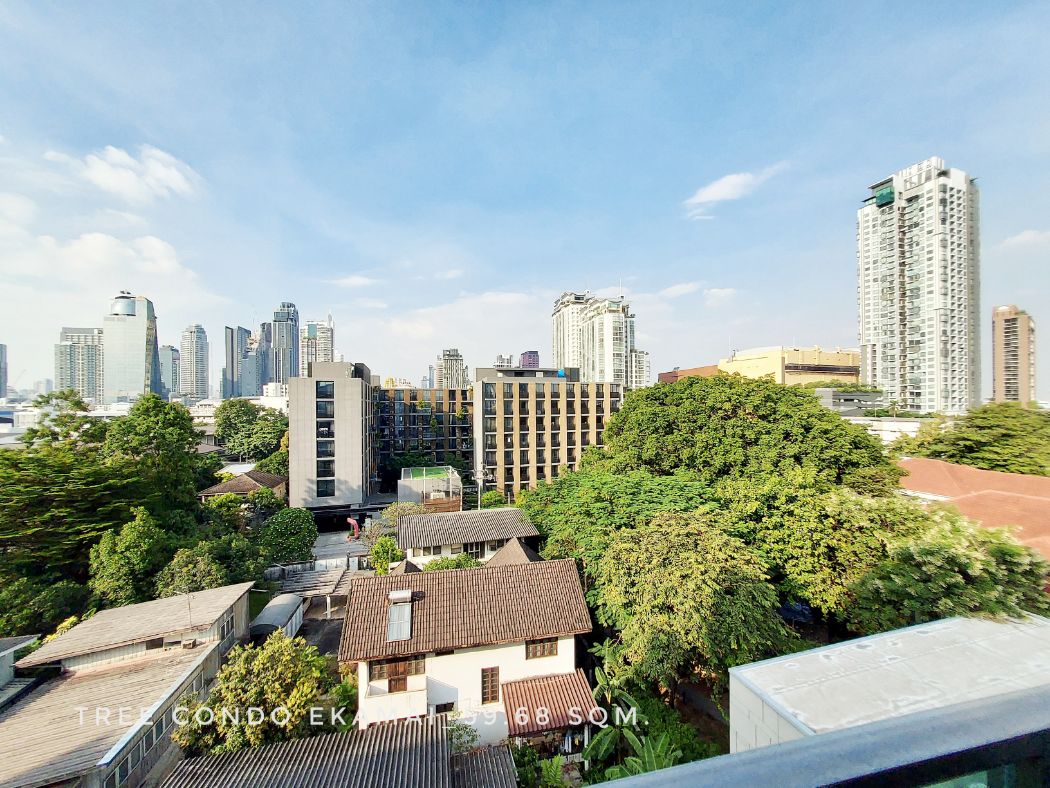 ให้เช่า คอนโด 2 bedrooms fully-furnished good conditionTree Condo เอกมัย 60 ตรม. in good area near B